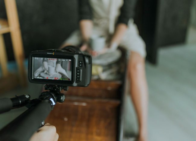 Two-person interview set-up